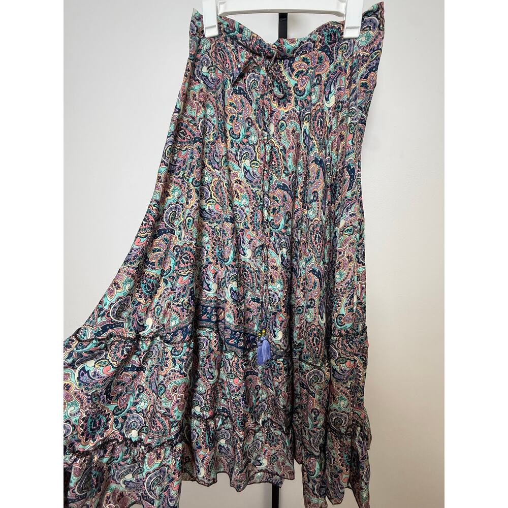 Boho Paisley Maxi Skirt - Picture 2 of 5